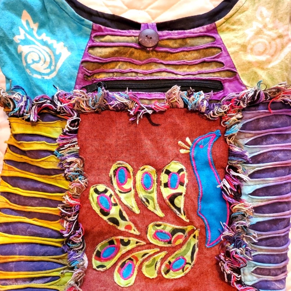 Crossbody Boho Handbag Bohemian Purse